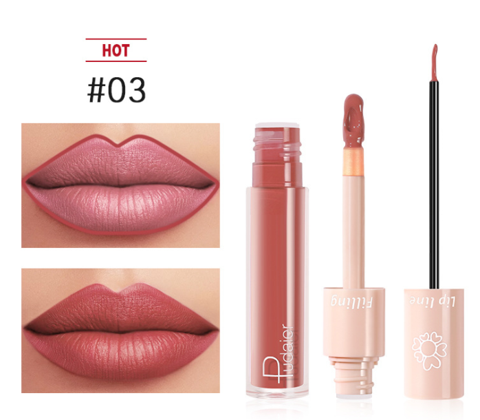 Pudaier Dual Lipstick Lip Gloss Liquid Lipstick