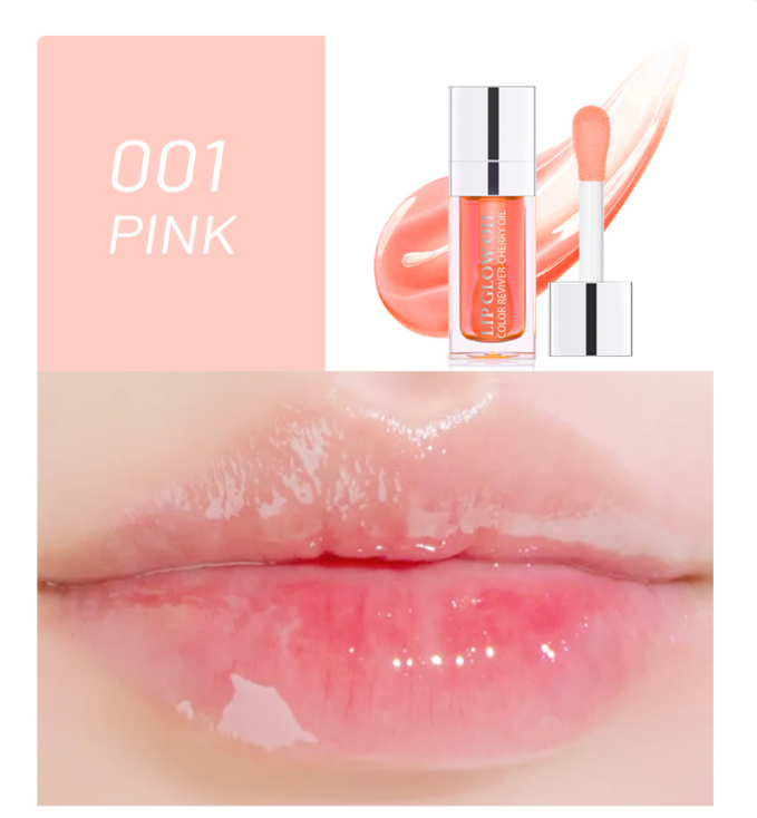 Transparent Dudu Lip Gloss Glass Oil