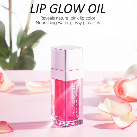 Transparent Dudu Lip Gloss Glass Oil