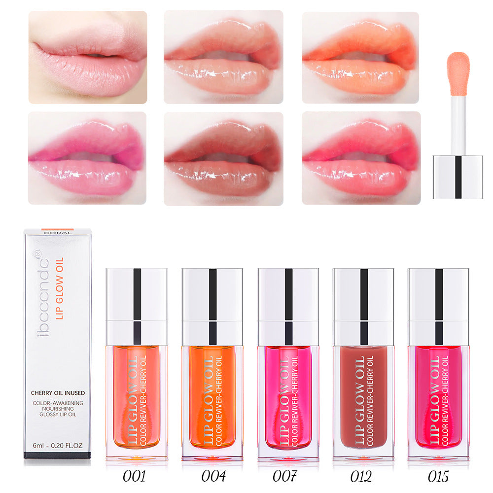 Transparent Dudu Lip Gloss Glass Oil